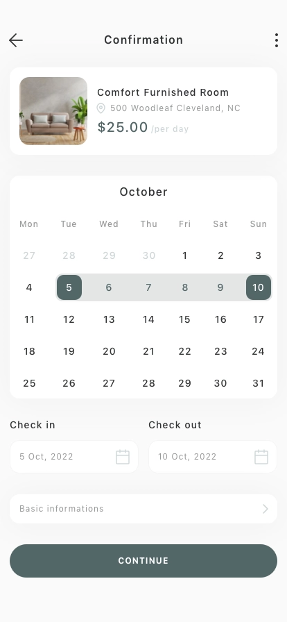 Coworking Space Mobile App UI Kit - Screenshot 4