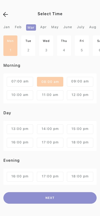 Clinic Finder Mobile App UI Kit - Screenshot 2
