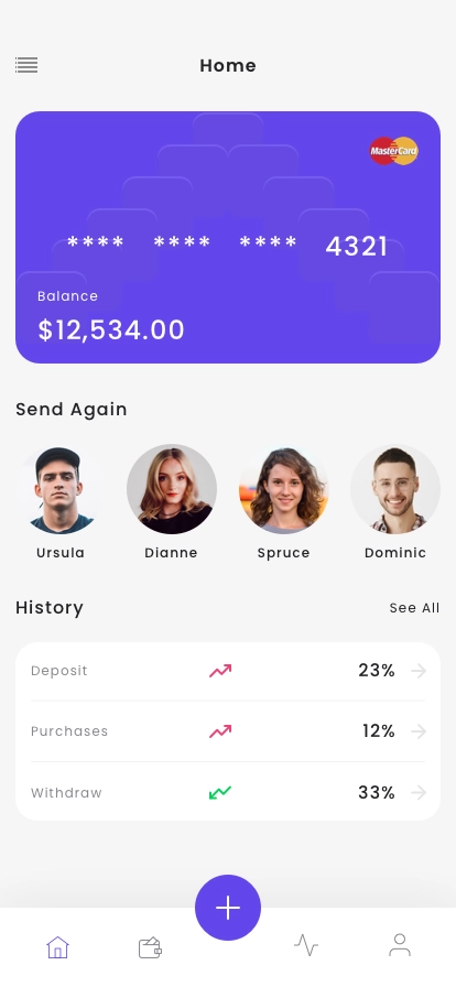 Cryptocurrency DeFi & Banking App UI Kit - Screenshot 1