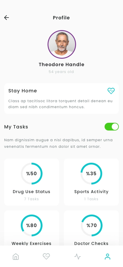 Caregiver & Caretaker App UI Kit - Screenshot 5