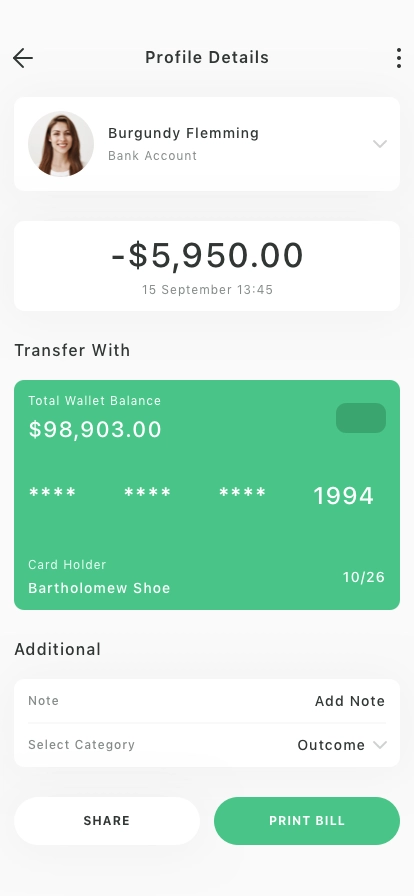 Payment Tracker Mobile App UI Kit - Screenshot 5