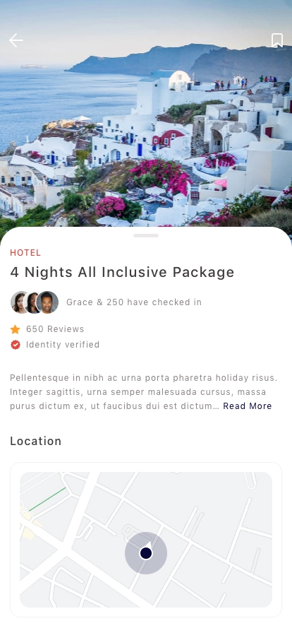 Travel Booking Mobile App UI Kit - Screenshot 3