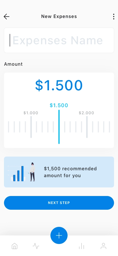 Expense Manager Mobile App UI Kit - Screenshot 2