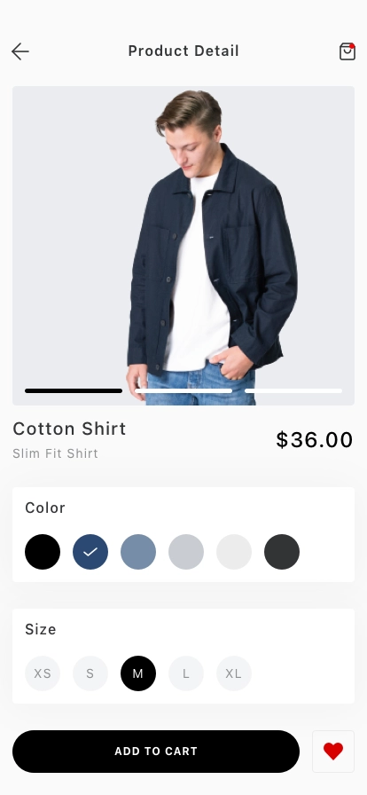 Ecommerce Mobile App UI Kit - Screenshot 2