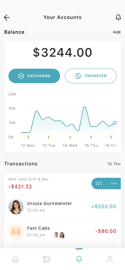 Payment Splitting App UI Kit - Screenshot 1