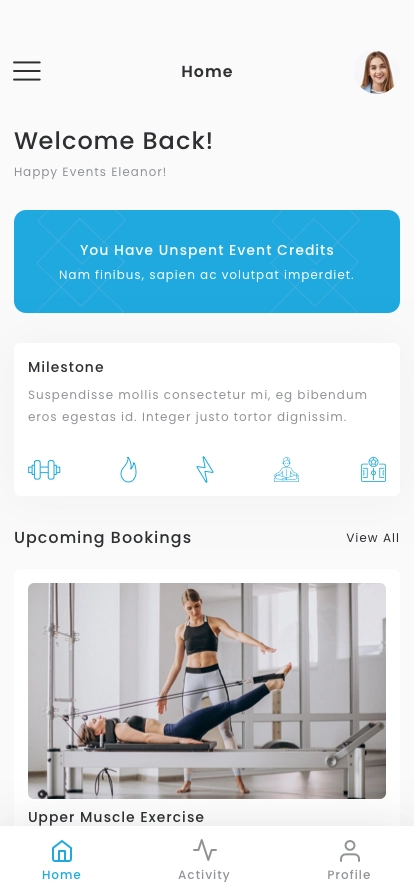 Activities Milestones App UI Kit - Screenshot 2