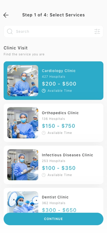 Doctor & Medical Mobile App UI Kit - Screenshot 2