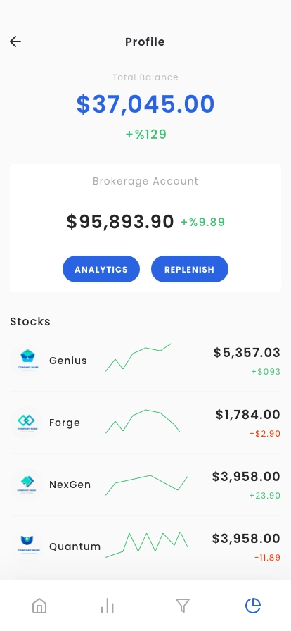 Finance & Banking Mobile App UI Kit - Screenshot 5