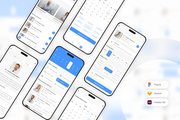 Dentist Mobile App UI Kit