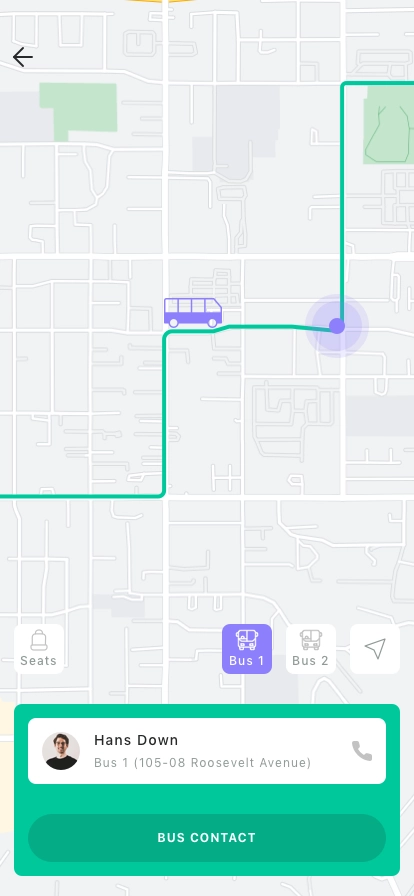 Bus Tracking App UI Kit - Screenshot 4