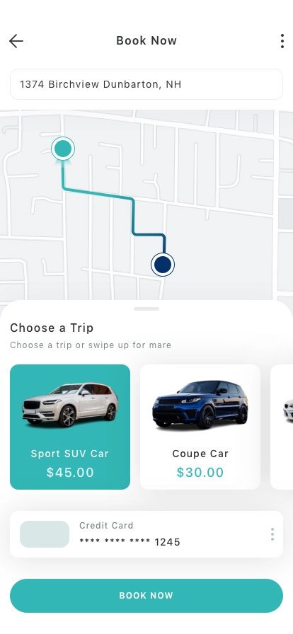 Car Rental Mobile App UI Kit - Screenshot 2