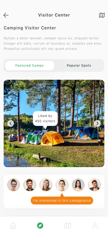 Camping Mobile App UI Kit - Screenshot 4