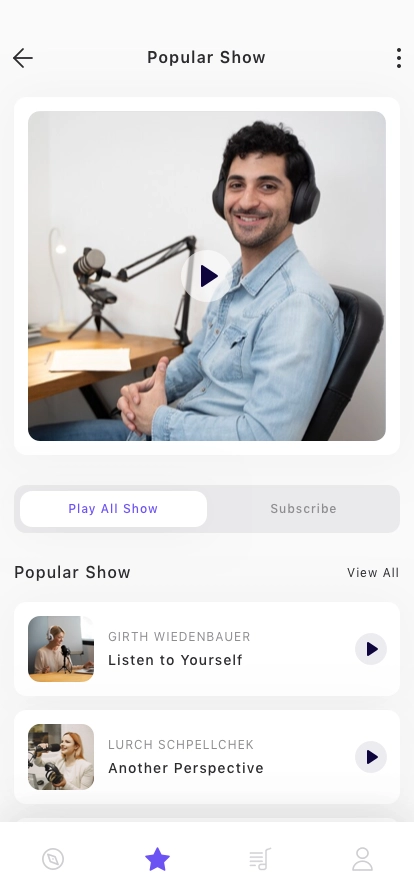 Podcast Mobile App UI Kit - Screenshot 2