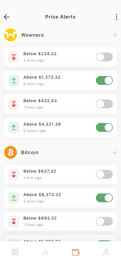 Crypto Market Mobile App UI Kit - Screenshot 5