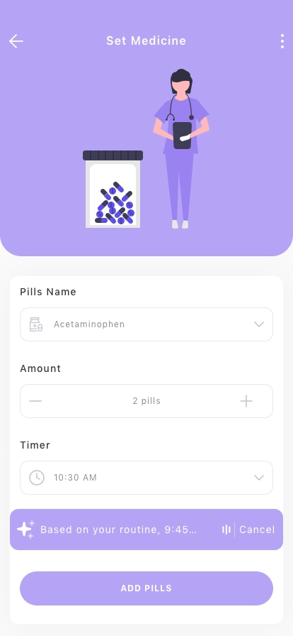 AI Medicine Reminder Mobile App UI Kit - Screenshot 5