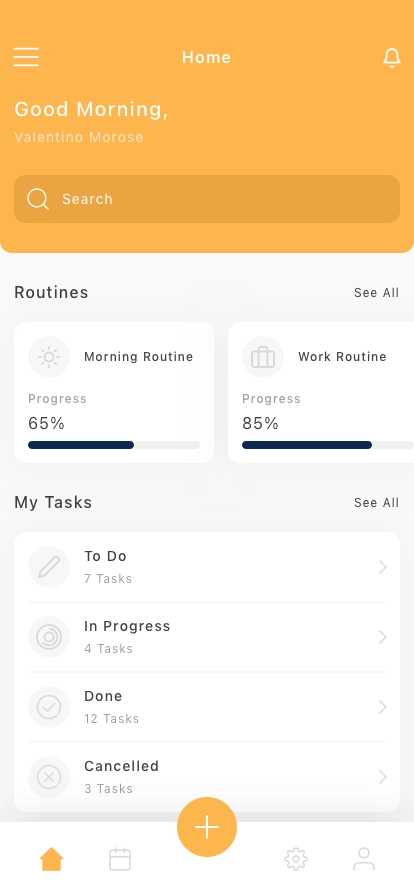 Productivity Mobile App UI Kit - Screenshot 2