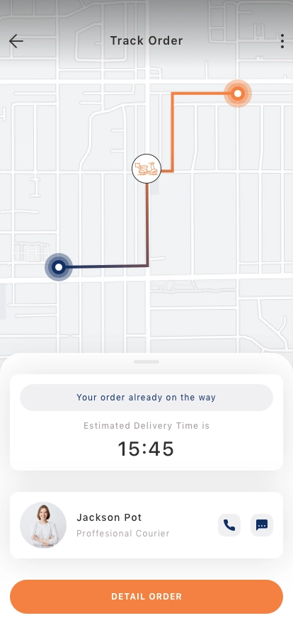 Food Delivery Mobile App UI Kit - Screenshot 5