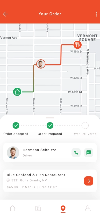 Food Delivery Mobile App UI Kit - Screenshot 5
