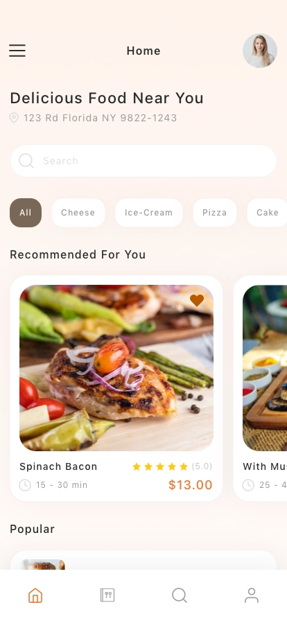 Food Delivery Mobile App UI Kit - Screenshot 1