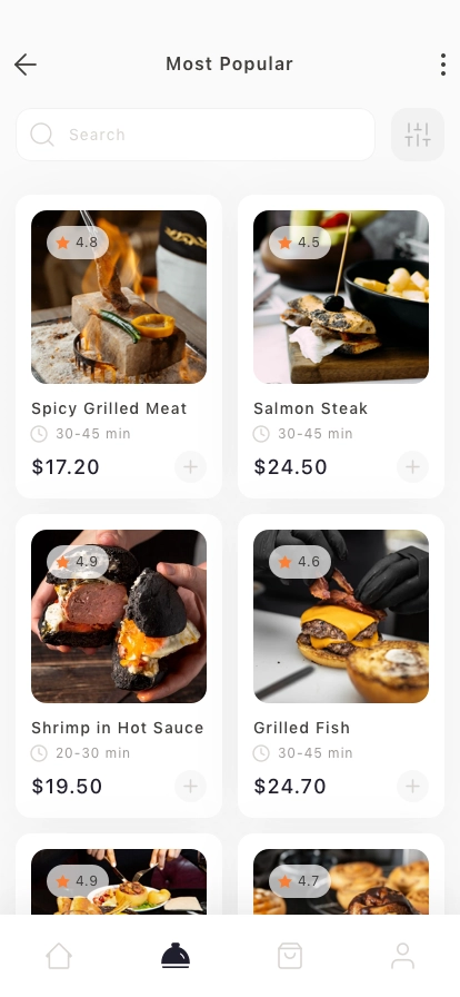 Food Order & Delivery Mobile App UI Kit - Screenshot 3