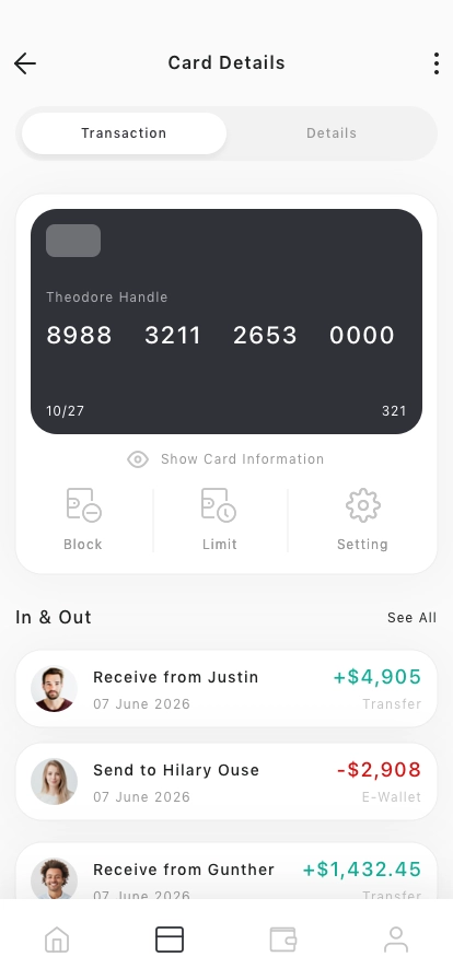 Digital Wallet Mobile App UI Kit - Screenshot 5
