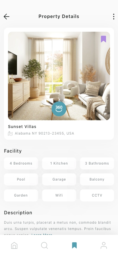 Property Rental Mobile App UI Kit - Screenshot 2