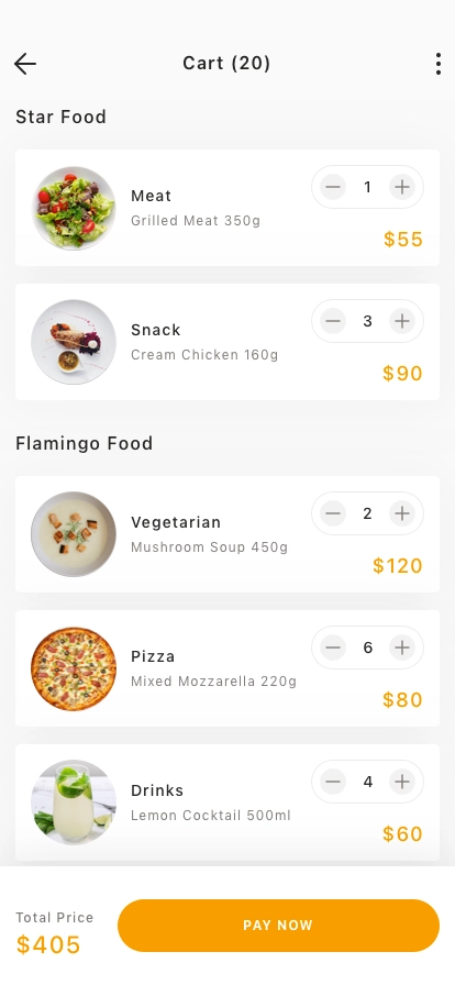 Food Delivery App UI Kit - Screenshot 5