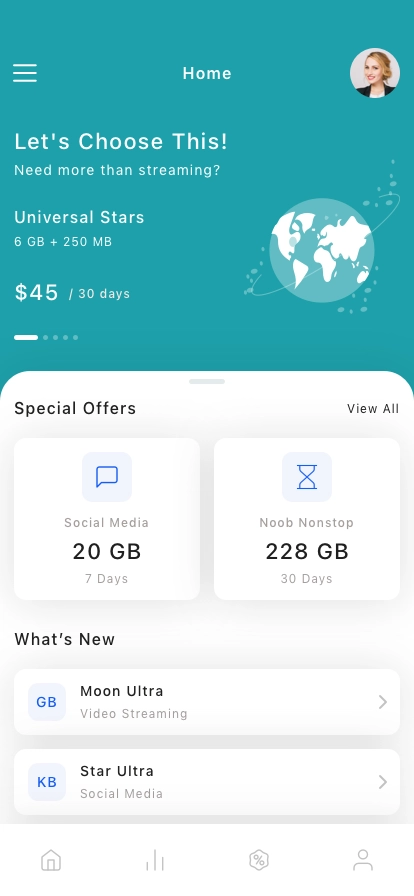 Internet Provider Mobile App UI Kit - Screenshot 1