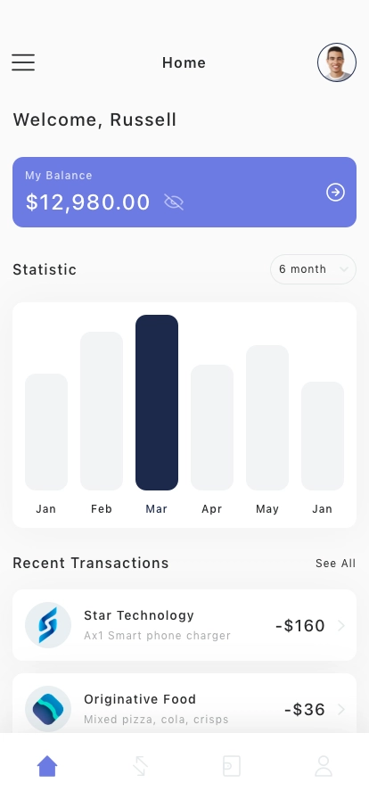 Financial Business Mobile App UI Kit - Screenshot 5