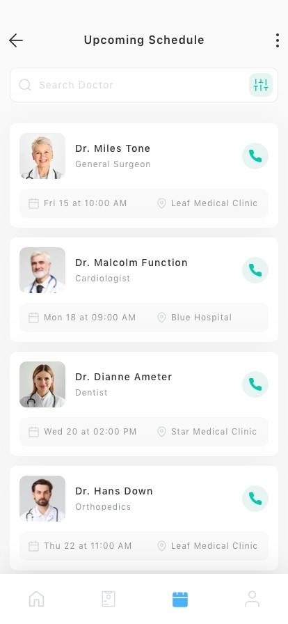 Doctor Appointment Mobile App UI Kit - Screenshot 3