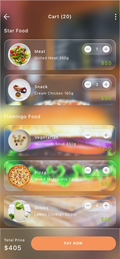 Food Delivery Mobile App UI Kit - Screenshot 4