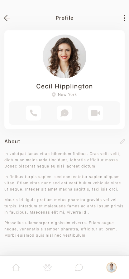 Pet Adoption & Finder Mobile App UI Kit - Screenshot 4