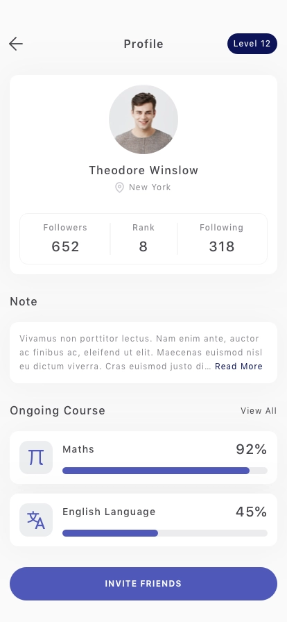 Learning Mobile App UI Kit - Screenshot 5