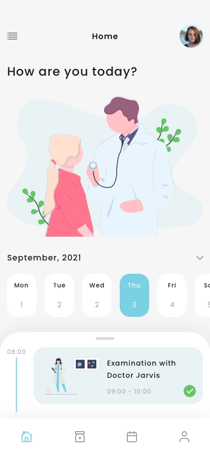 Medicine Reminder Mobile App UI Kit - Screenshot 1