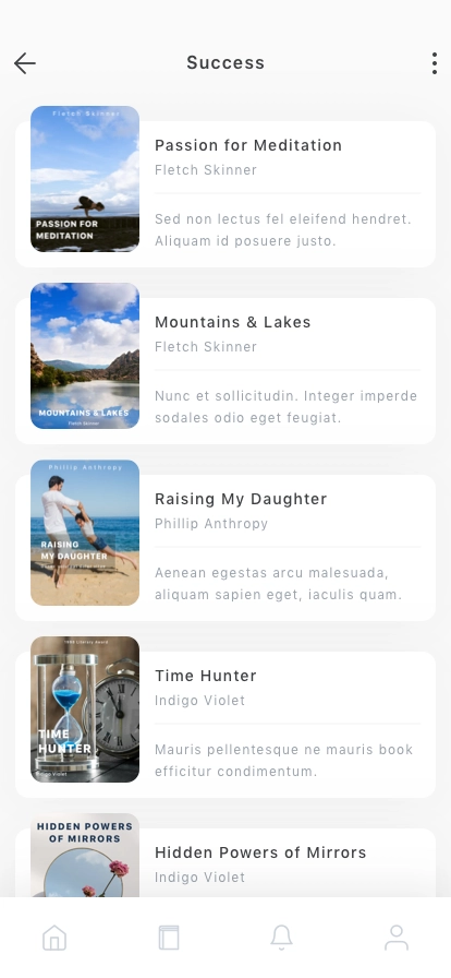 Book Read Mobile App UI Kit - Screenshot 2