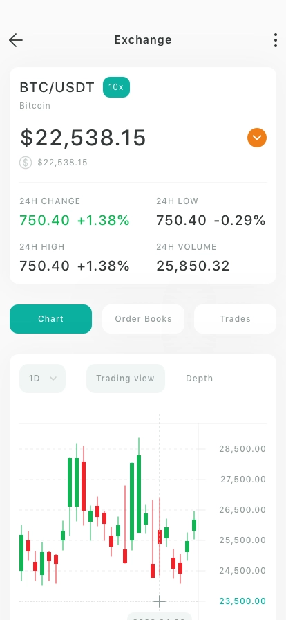 Crypto Mobile App UI Kit - Screenshot 4