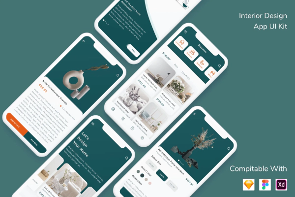 Interior Design App UI Kit