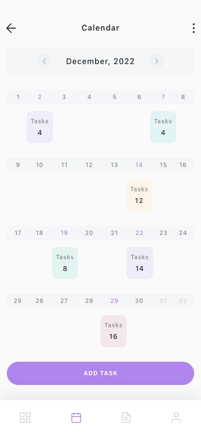 Project Management Mobile App UI Kit - Screenshot 2