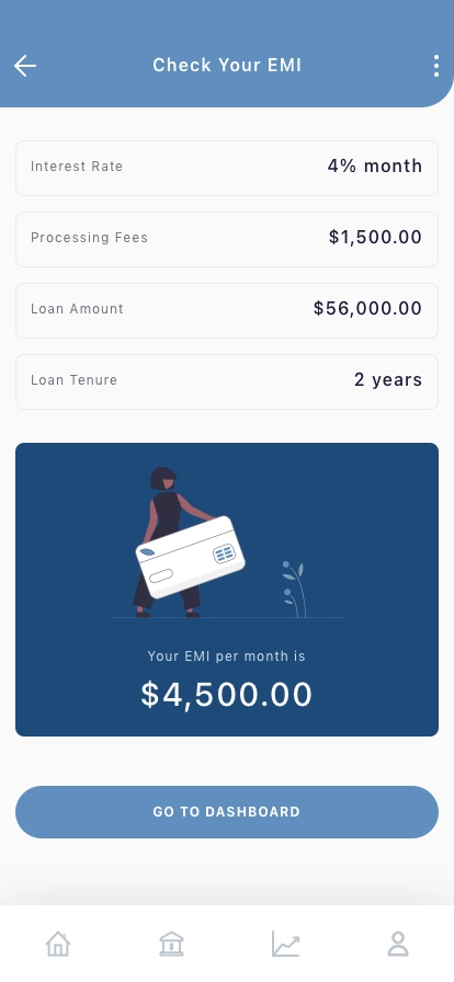 Loan Calculator Mobile App UI Kit - Screenshot 4