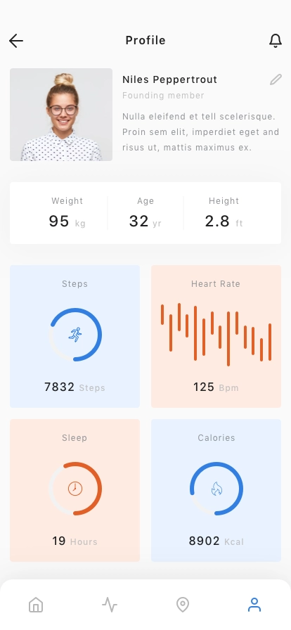 Fitness App UI Kit - Screenshot 4