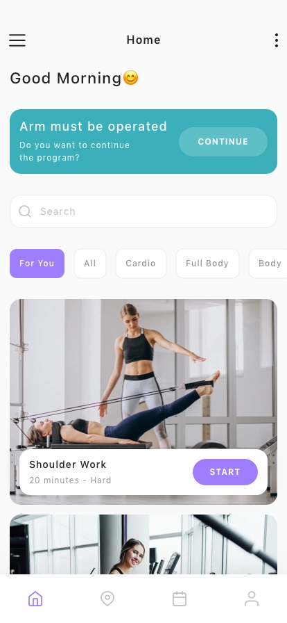 Fitness Mobile App UI Kit - Screenshot 1