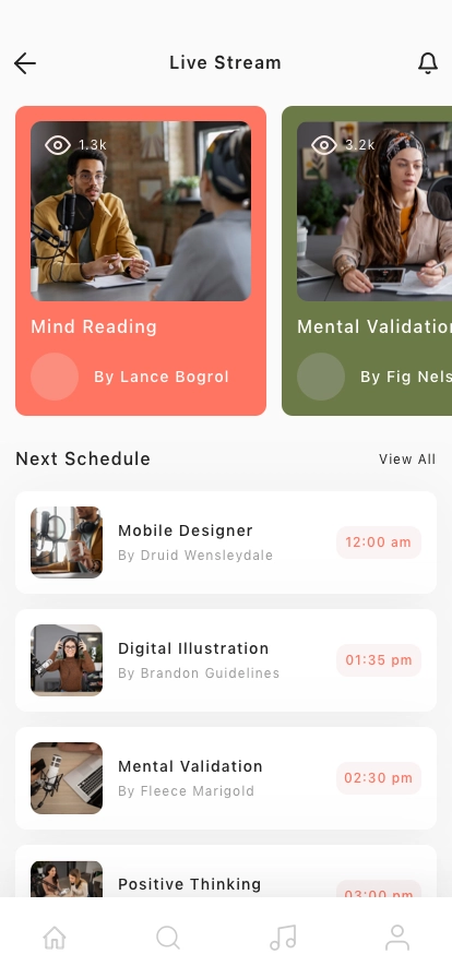Podcast Mobile App UI Kit - Screenshot 4