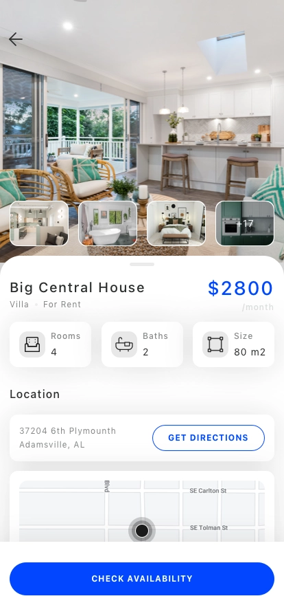 Real Estate Mobile App UI Kit - Screenshot 4