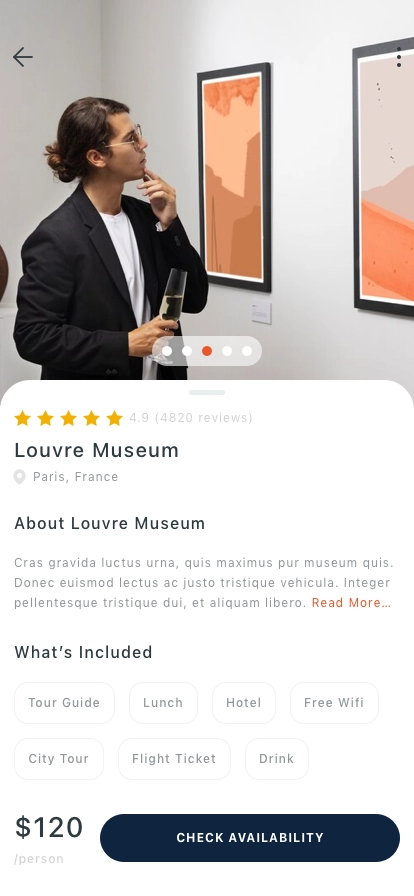 Travel Planner Mobile App UI Kit - Screenshot 5