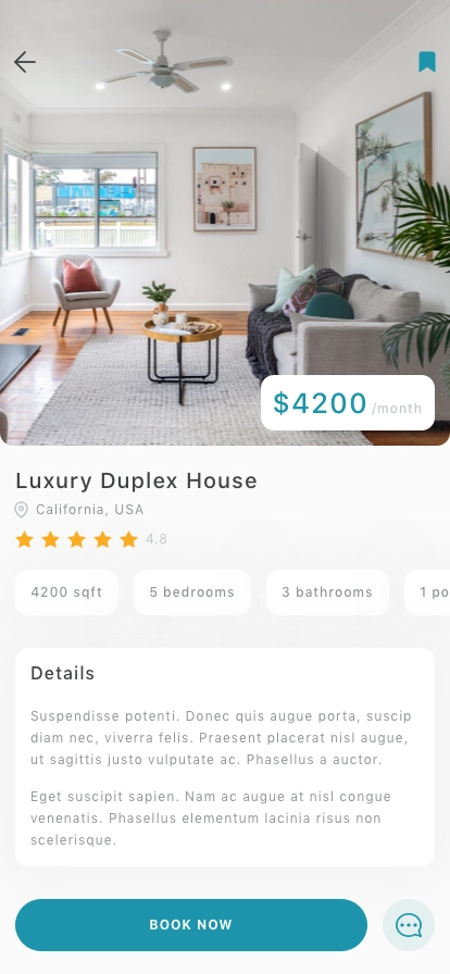 Property Mobile App UI Kit - Screenshot 5