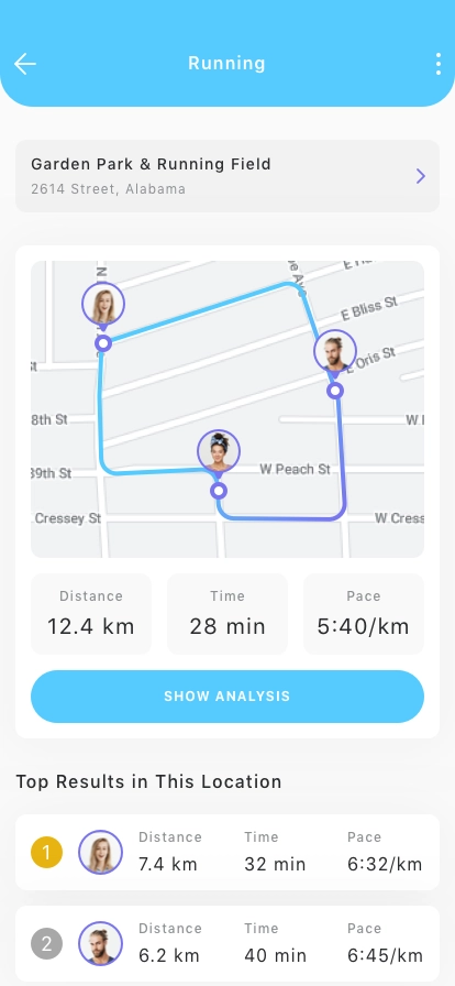 Personal Fitness Mobile App UI Kit - Screenshot 5