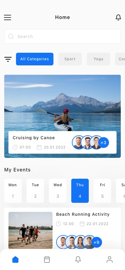 Event Finder App UI Kit - Screenshot 1