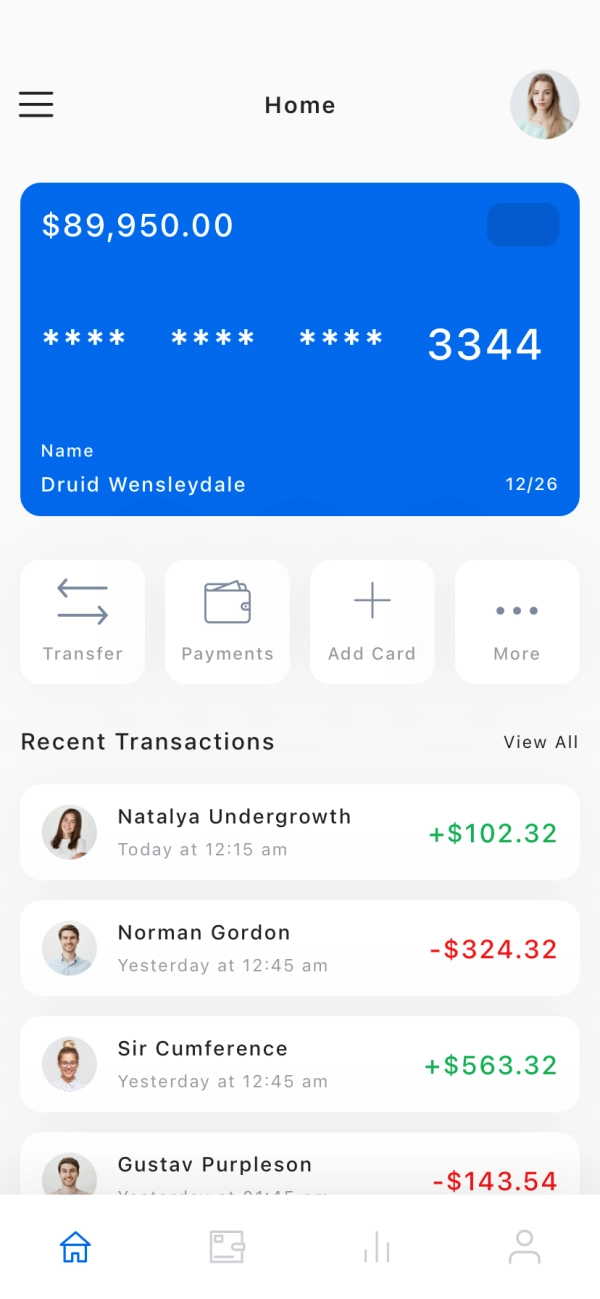 Banking Mobile App UI Kit - Screenshot 1