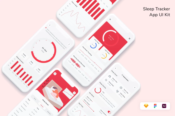 Sleep Tracker App UI Kit