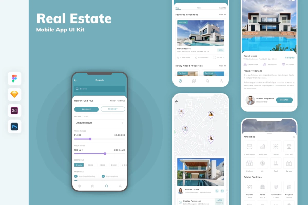 Real Estate Mobile App UI Kit